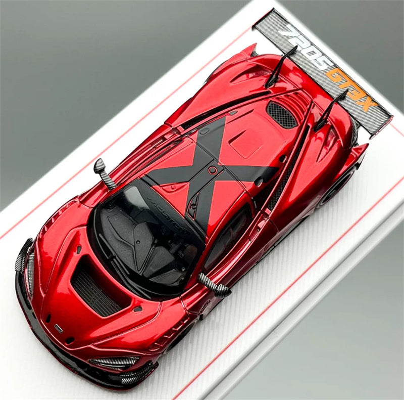 1:64 Mclaren 720S GT3X Metallic Red CM-MODEL DIECAST Civil Car Model