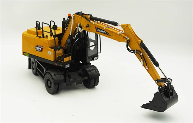 SANY SY155W Wheel Excavator 1:25 Truck Pre-built Model
