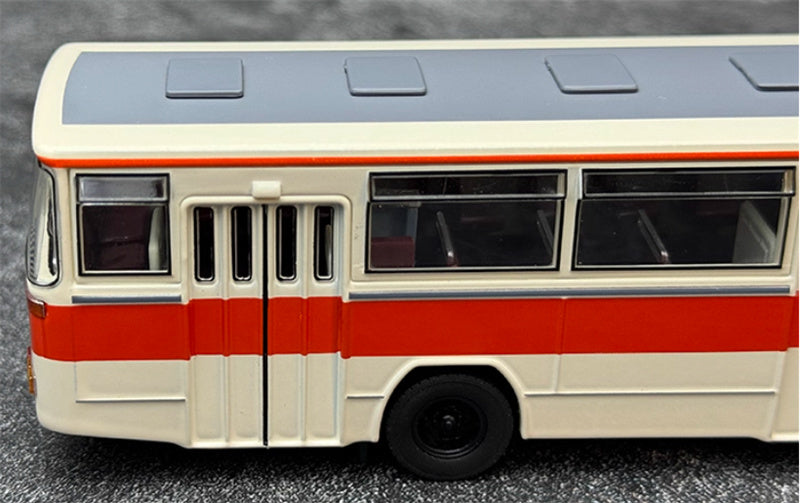 Beijing Public Transport BG670 1 Road articulated bus tangerine orange 1:64 Bus Pre-built Model view9