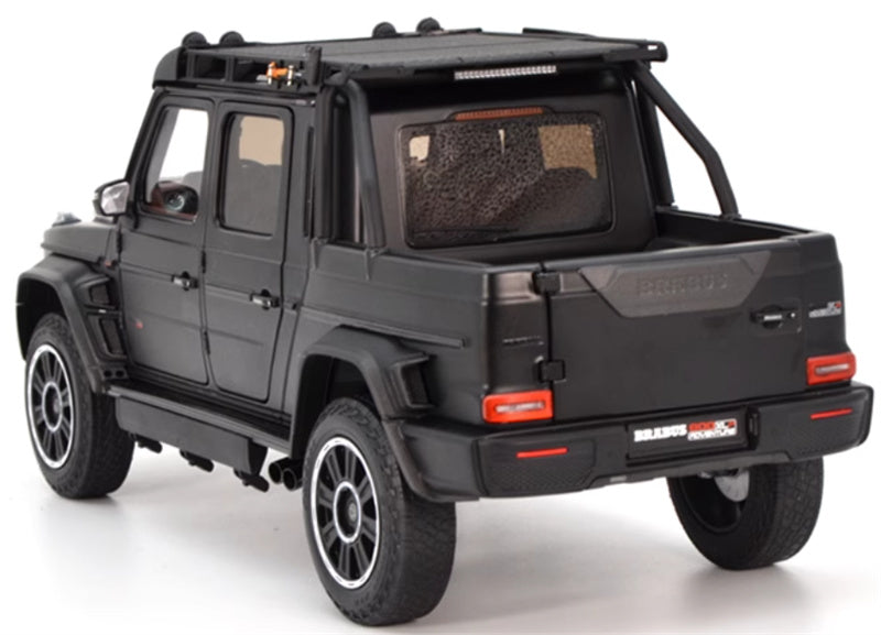 Almost Real Brabus G800 Adventure Edition XLP 2020 Pickup Matte black 1:18 Truck Pre-built Model view10
