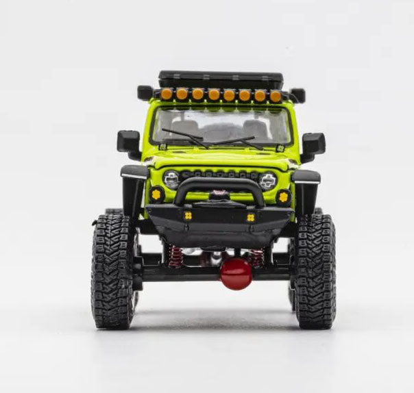 GCD 1:64 Jeep Wrangler Rubicon Off Road Big Wheels Diecast Model