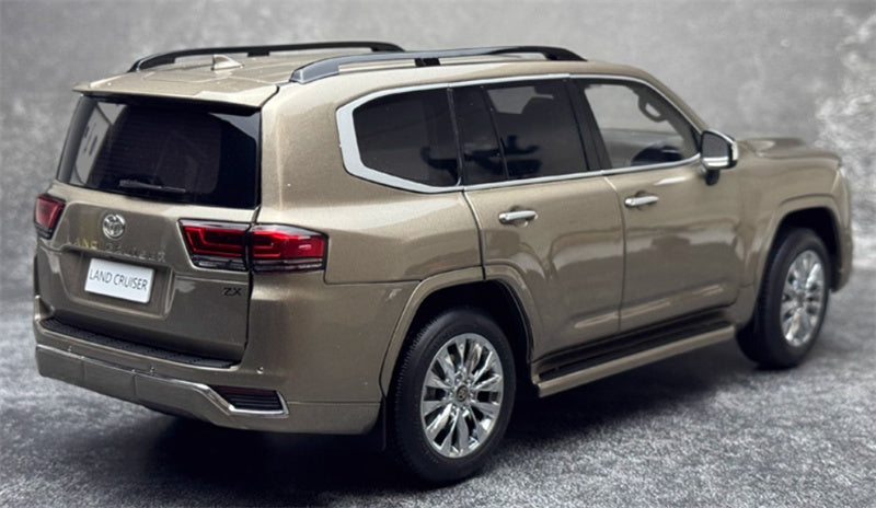 LCD-MODELS Toyota Land Cruiser LC300 ZX SUV gold 1:18 Car Pre-built Model view7