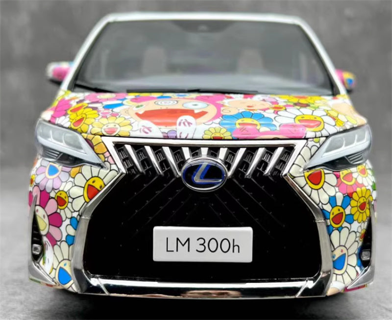 KengFai Lexus LM300H Sunflower coating Limited Edition 1:18 Car Pre-built Model view9