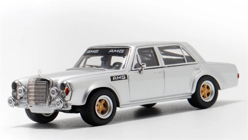 1:64 Mercedes Benz 300SEL W109 AMG Metallic Silver BSC DIECAST Limited Edition 599pcs ONLY Model