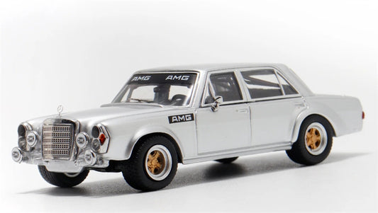 1:64 Mercedes Benz 300SEL W109 AMG Metallic Silver BSC DIECAST Limited Edition 599pcs ONLY Model