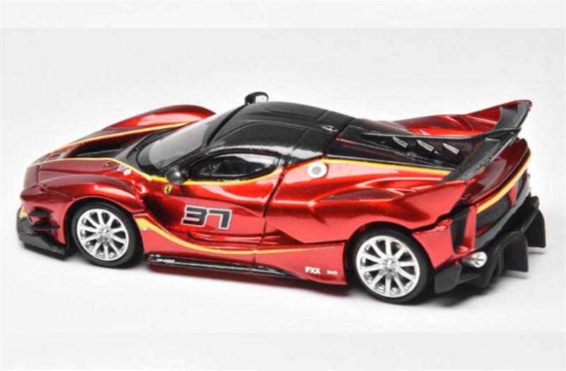 Little Toys Ferrari FXX-K EVO Supercar Limited Edition 699PCS ONLY Metallic Red #37 1:64 Car Pre-built Model view3