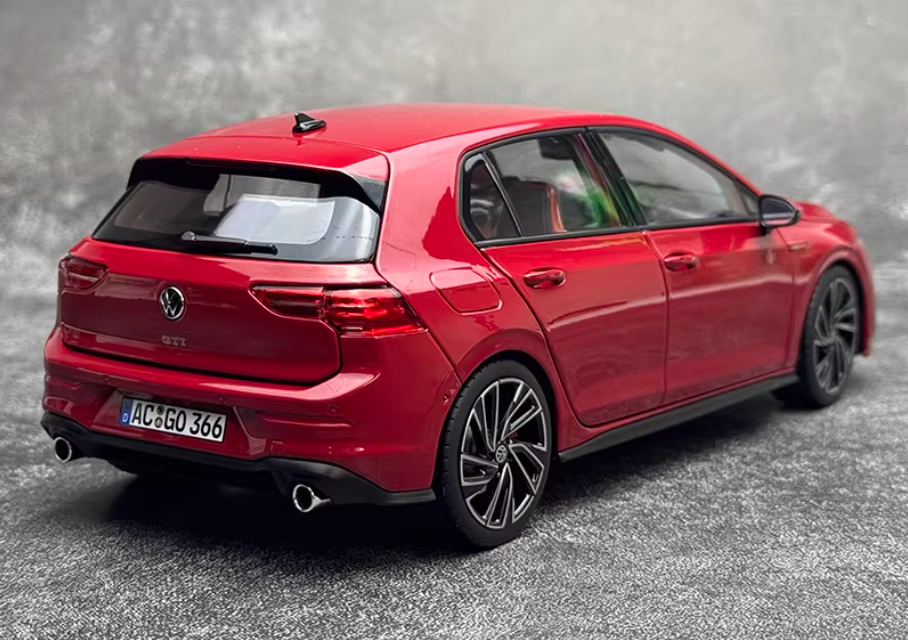 1:18 Volkswagen Golf GTI 2020 Red  NOREV 8th generation DIECAST car Model