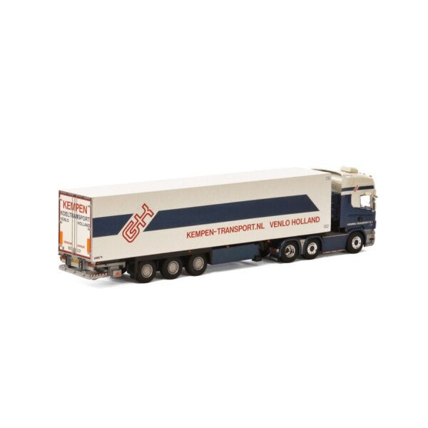1:50 SCANIA KEMPEN R5 6X2 TWIN STEER REEFERTRAILER 3 AXLE WSI   DIECAST Model