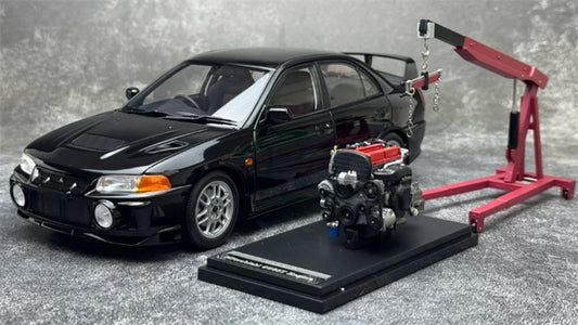 1:18 Mitsubishi Lancer Evolution IV  Black MOTORHELIX Limited Edition 399PCS ONLY DIECAST Model