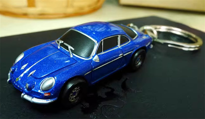 Universal Hobbies Renault Alpine A 110 Keychain Blue  Keychain Pre-built Model