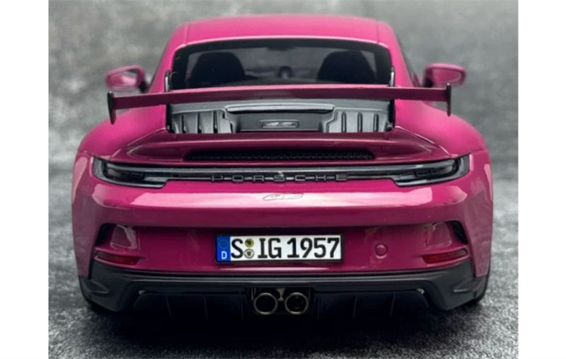 1:18 Porsche 911 992 GT3 RS  Rose Red - Golden Wheel NOREV  DIECAST Model