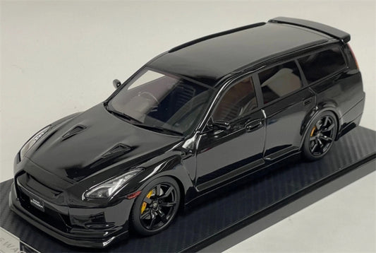 1:18 Nissan Stagea GT-R35 Custom Version Wagon  Metallic Black IVY Merit Limited Edition 50PCS ONLY Resin Model