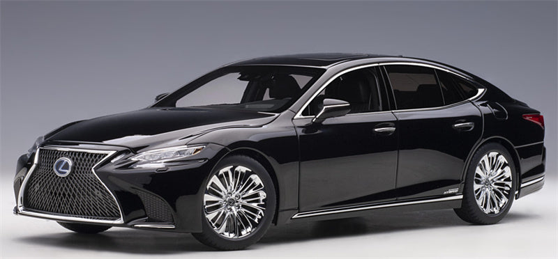 AUTOART LEXUS LS500H Fully open black 1:18 Car Pre-built Model view1