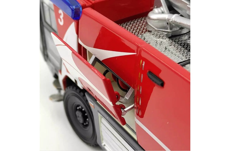 YQ VEHICLES Cobra 3 Airport Major Foam fire truck CARMICHAEL 1:43 Truck Pre-built Airliner Model Display view11