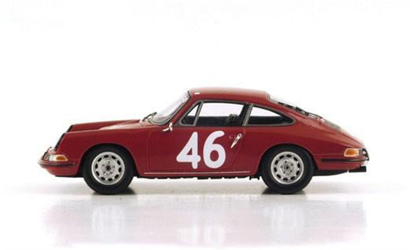 Spark Porsche 911S #46 Targa Florio 1967 RED 1:43 Car Pre-built Model view2