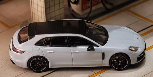 Ghost Player Porsche Panamera Hunting Travel Edition Flying Grey Limited Edition 499PCS ONLY 1:64 car Pre-built Model view2
