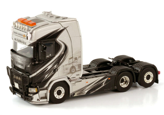 WSI  SCANIA S HIGHLINE CS20H 6X2 TAG AXLE Tank Cargo SUNDSVALL 1:50 Truck Pre-built Model