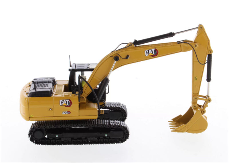 CATERPILLAR 323 GX Next Generation Hydraulic Excavator Yellow 1:50 Truck Pre-built Model