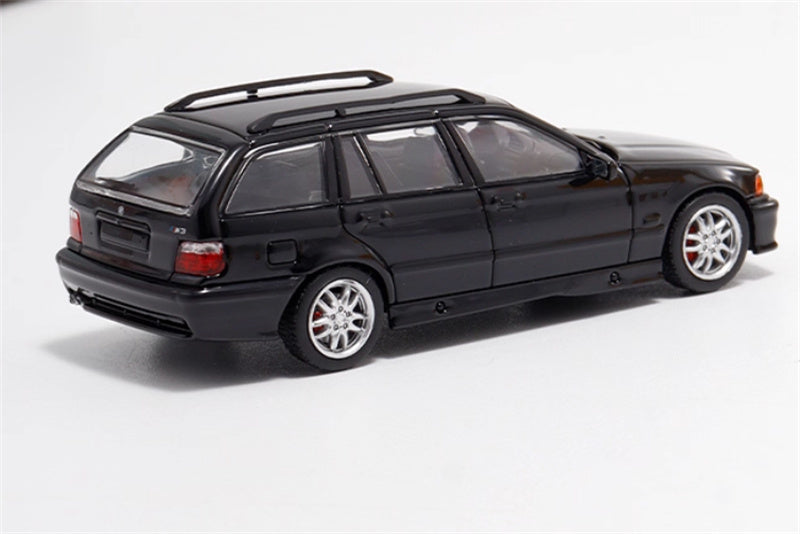 Mortal Third Generation BMW 3 Series E36 Four-Door Touring Black regular version Limited Edition 499PCS ONLY 1:64 Car Pre-built Model view6