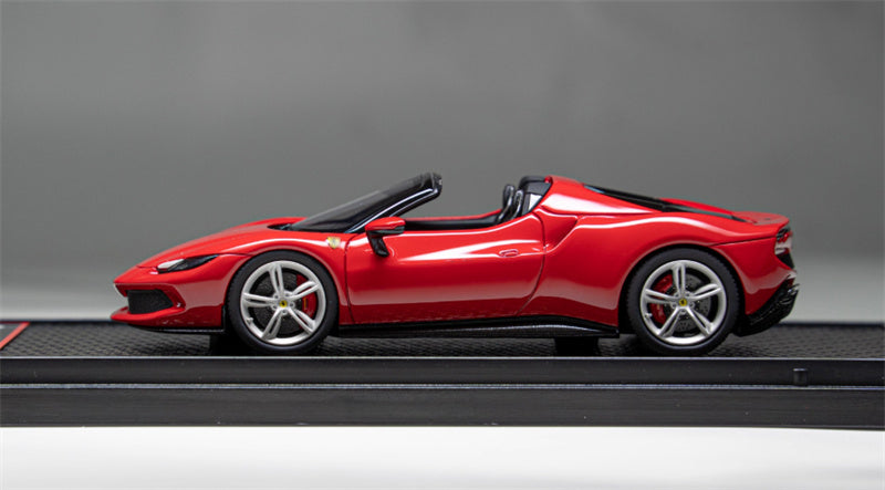 BBR MODELS FERRARI 296 GTS Red Convertible Silver Wheel LTD 200PCS 1:43 Model view3