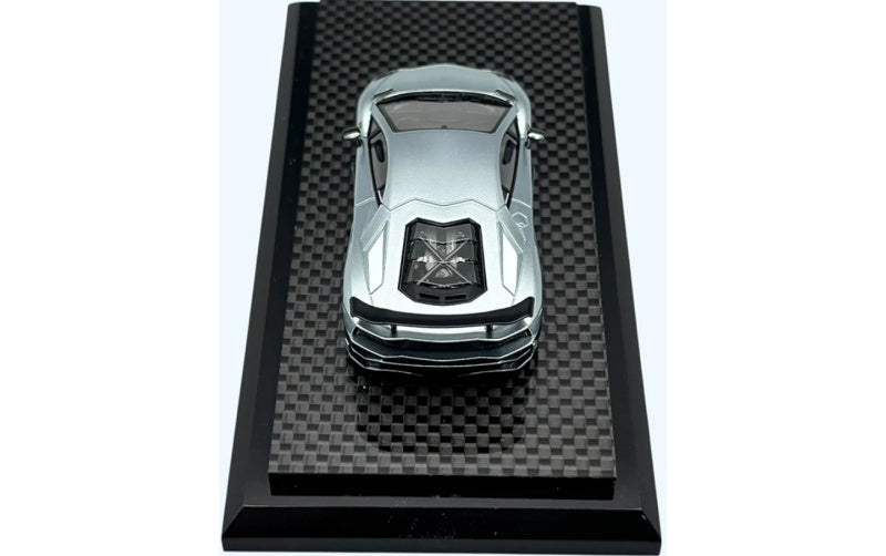 1:64 Lamborghini Aventador LP740-4 S Ice Blue YM Model modified version Limited 299 pcs Resin Car Model
