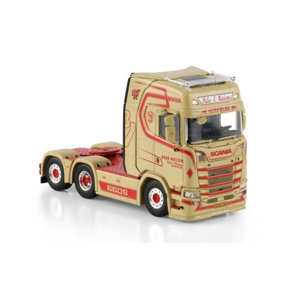1:50 Scania PETER E. NIELSEN S Highline CS20H 6X2 WSI DIECAST Model