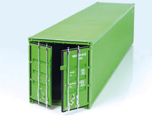 NZG 40 foot container Mercedes Benz trailer green 1:18 DIECAST Truck Lorry
