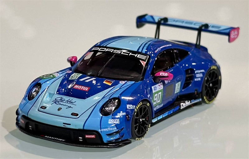 1:64 Porsche 991 GT3 R 2025 LeMans 24H Trends Hobby #90 DIECAST Civil Car Model