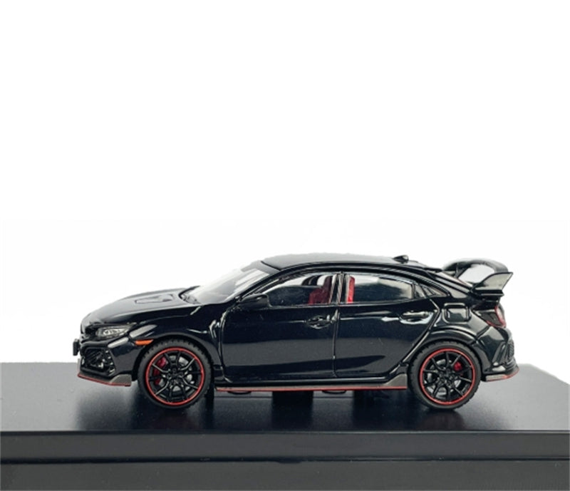 LCD-MODELS Honda Civic Type R FK8 Black 1:64 car Pre-built Model view3