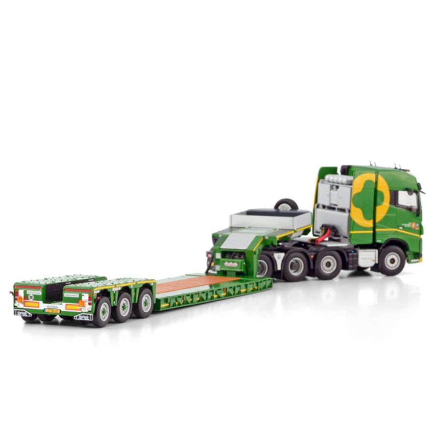 WSI  VOLVO FH4 GLOBETROTTER 8X4 LOWLOADER - 3 AXLE Zwatra 1:50 DIECAST Truck