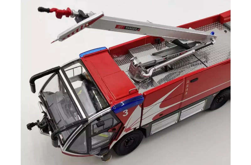 YQ VEHICLES Cobra 3 Airport Major Foam fire truck CARMICHAEL 1:43 Truck Pre-built Airliner Model Display view2