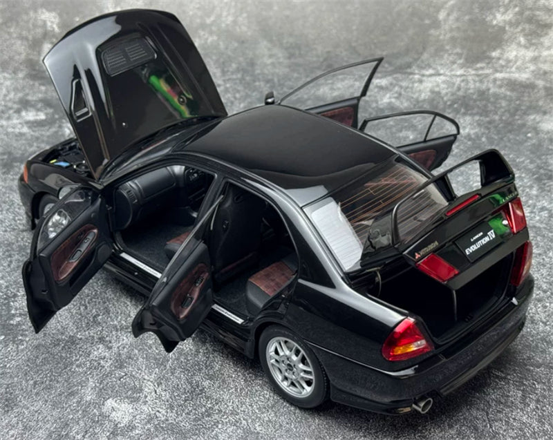 1:18 Mitsubishi Lancer Evolution IV  Black MOTORHELIX Limited Edition 399PCS ONLY DIECAST Model