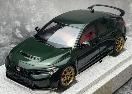 1:18 Honda Civic Type R FL5  Dark green MOTORHELIX Limited Edition 599PCS ONLY DIECAST Model