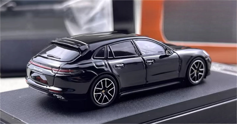 Furuya Porsche Panamera Black Hunting Edition 1:64 car Pre-built Model view7