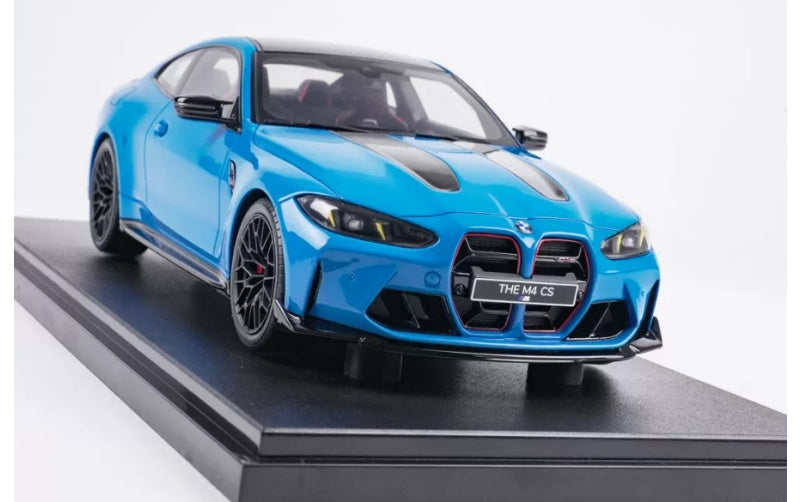 1:18 BMW M4 CS (G82) 2024 Blue GT Spirit Limited Edition Resin Car Model
