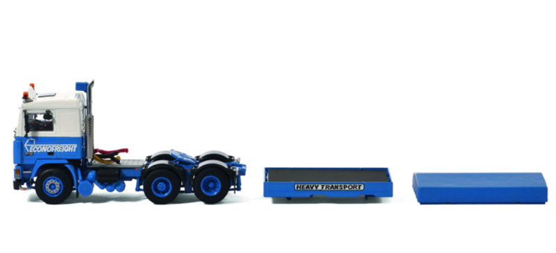 WSI VOLVO F12 6x2 TAG AXLE CLASSIC BALAST BOX & HUIF Econofreight 1:50 Truck Pre-built Model