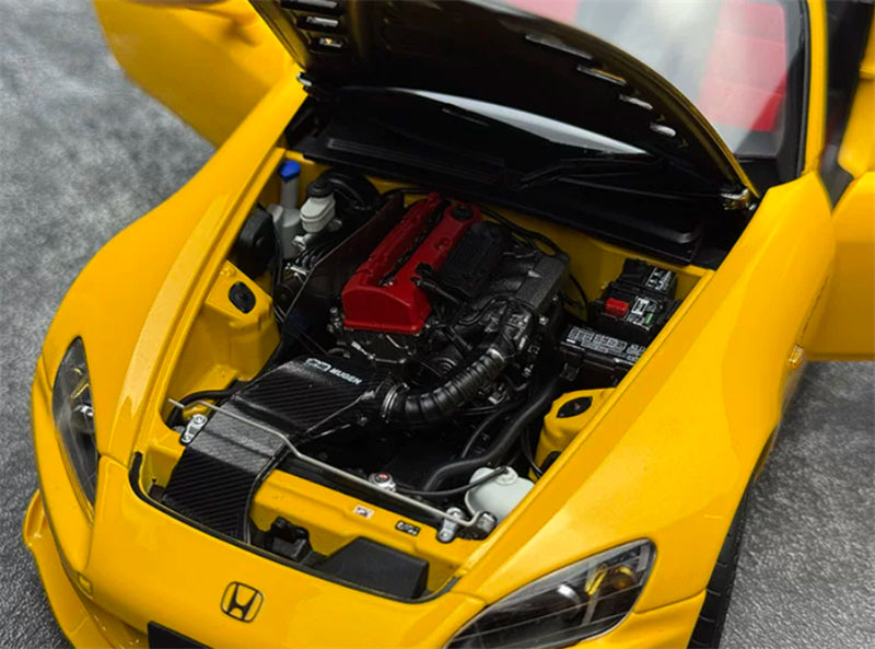 1:18 Honda S2000 MUGEN  Indy Yellow Pearl MOTORHELIX Limited Edition 399PCS ONLY DIECAST Model