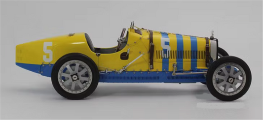 CMC Bugatti Type 35 #5 Yellow blue 1/18car Pre-a Model