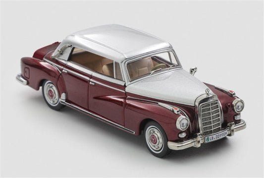Mortal Model Mercedes Benz TYP 300D Cabriolet W189 Red Silver Double Limited Edition 799PCS ONLY LHD 1:64 car Pre-built Model view2