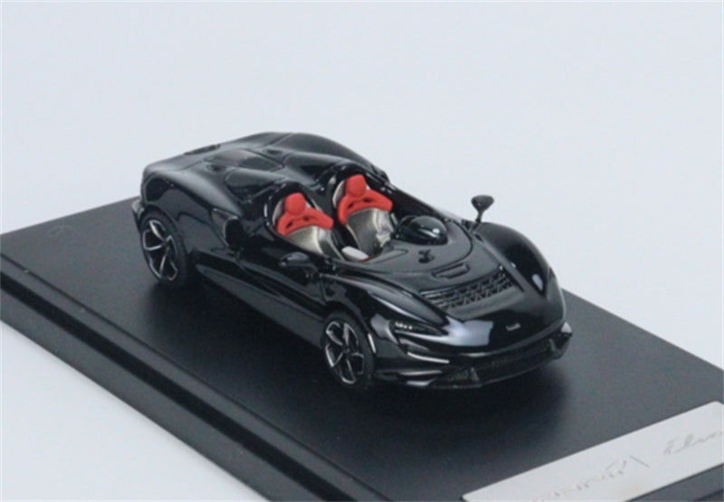 LCD-MODELS McLaren ELVA Black Open Top Super Car 1:64 car Pre-built Model view7