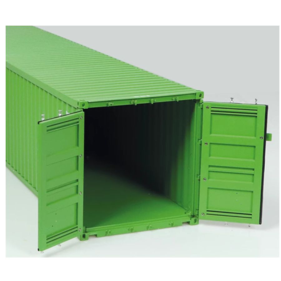 NZG 40 foot container Mercedes Benz trailer green 1:18 DIECAST Truck Lorry