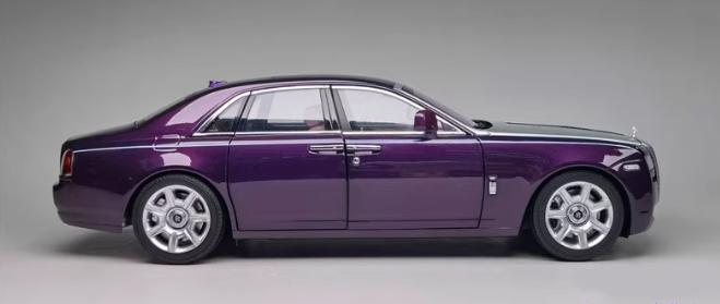 kyosho Rolls Royce RR ghost Nebula Purple 1:18car Pre-a Model