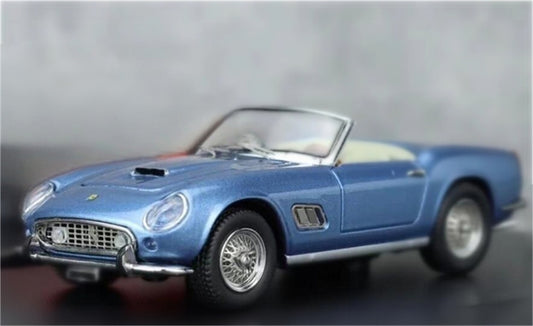 GFCC 1960 SWB Ferrari 250GT California Convertible Ice Blue Limited Edition 499PCS ONLY LHD 1:64 car Pre-built Model view1