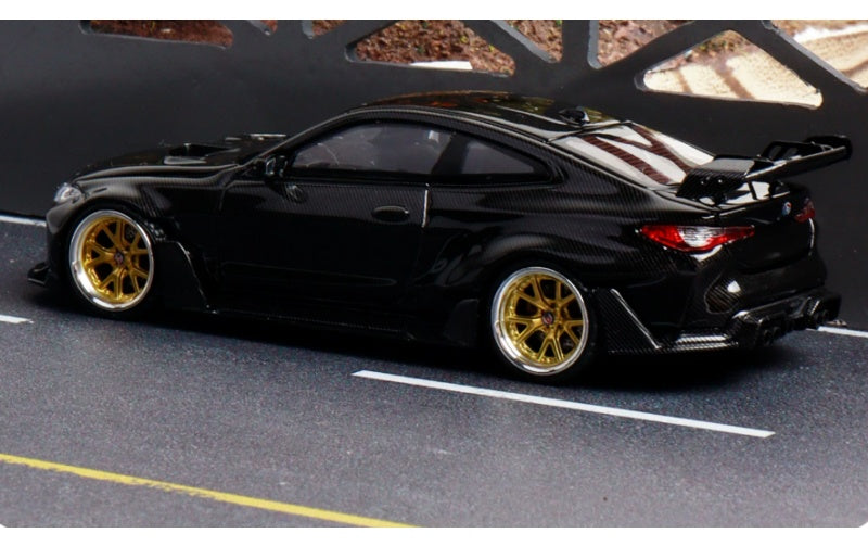 1:64 BMW M4 G82  Perforated all carbon black SW  Suzhou Exhibition Limited Edition 500PCS ONLY DIECAST Model