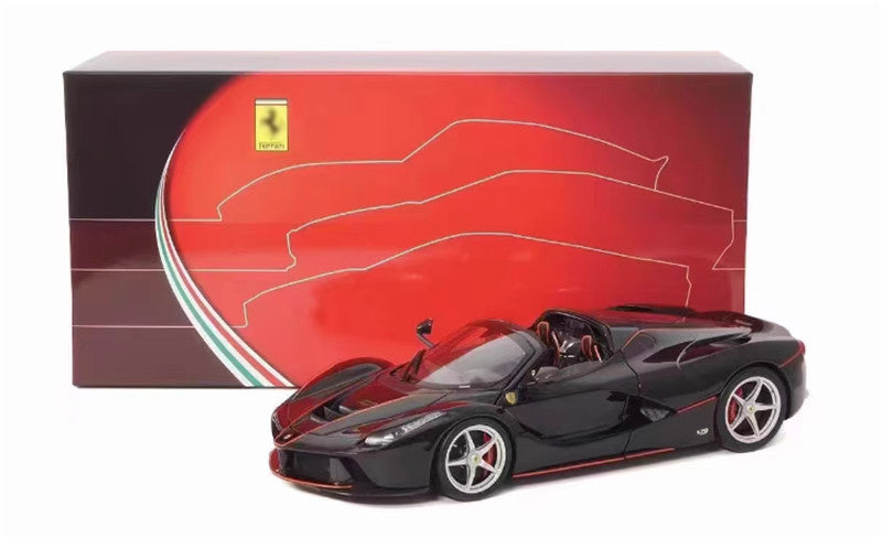 BBR MODELS LAFerrari APERTA black convertible 1/18 DIECAST car