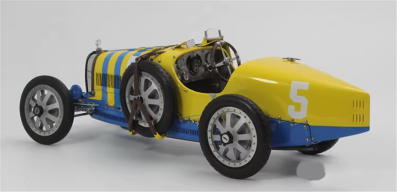 CMC Bugatti Type 35 #5 Yellow blue 1/18car Pre-a Model