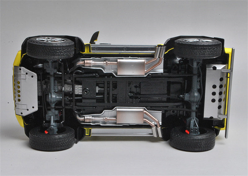 Almost Real Mercedes Benz G500 4X4 SUV Yellow 1:18 DIECAST CAR