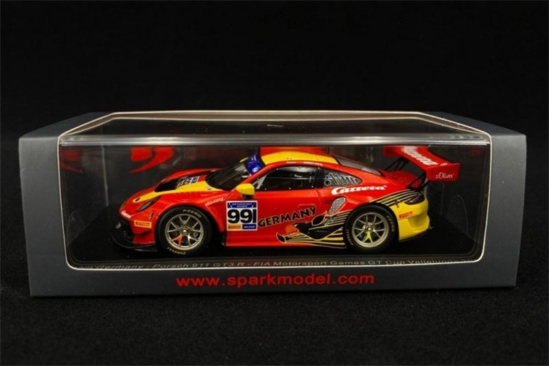 Spark Team Germany Porsch 911 GT3R - FIA Motorsport Games GT Cup Vallelunga S.GORIG - A.RENAUER 1:43 Car Pre-built Model view11