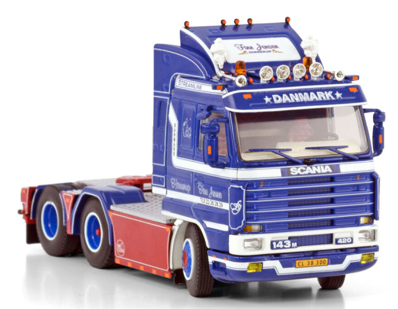 WSI SCANIA 3 SERIES STREAMLINE 6X2 TAG AXLE Finn Jensen Hinnerup 1:50 Truck Pre-built Model
