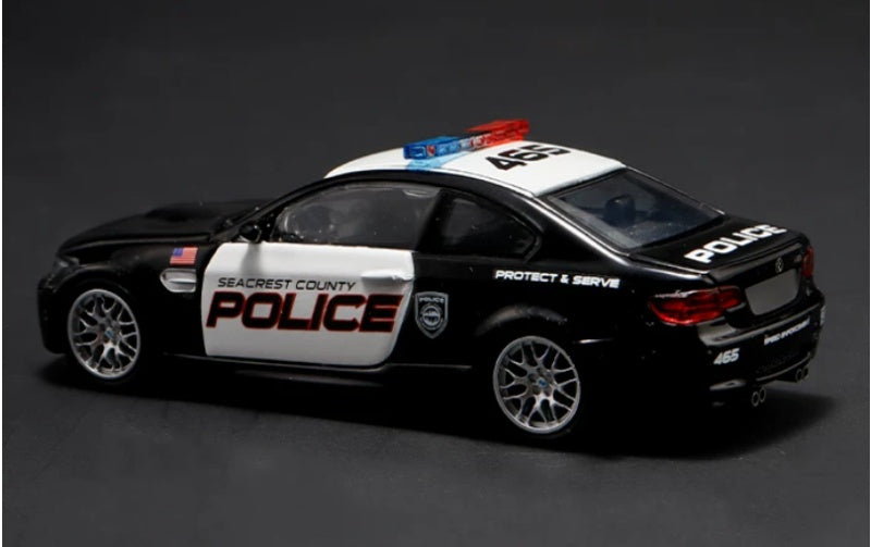 1:64 BMW M3 E92  Exhibition version police car set Fine model  Limited Edition 299PCS ONLY DIECAST Model